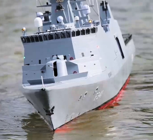 First test sailing — click for video